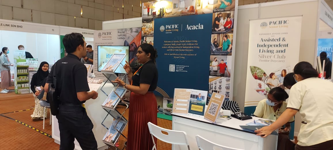 Malaysia 50+ Expo The Best Chapter @ Setia City Convention Center held from 8 – 10 March 2024 whereby Pacific Senior Living was Silver Partner